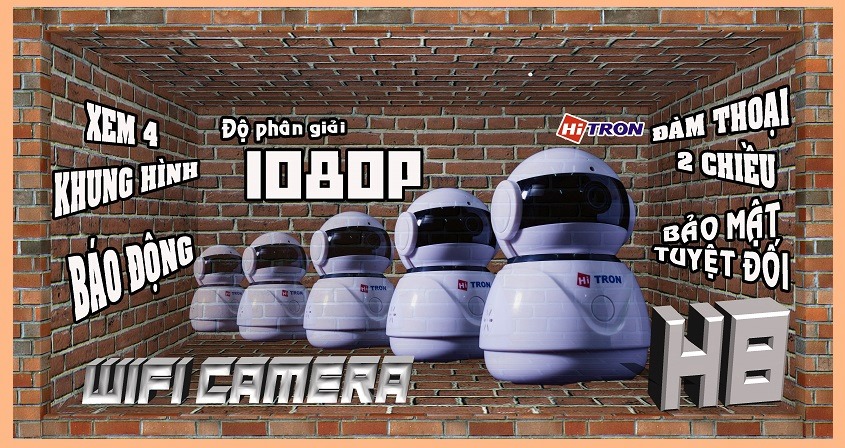 Camera IP wifi Hi-tron HT-H8 2.0 Megapixel