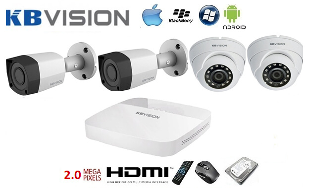 Trọn Bộ Camera Giá Rẻ KBVISION Tại Tân Bình